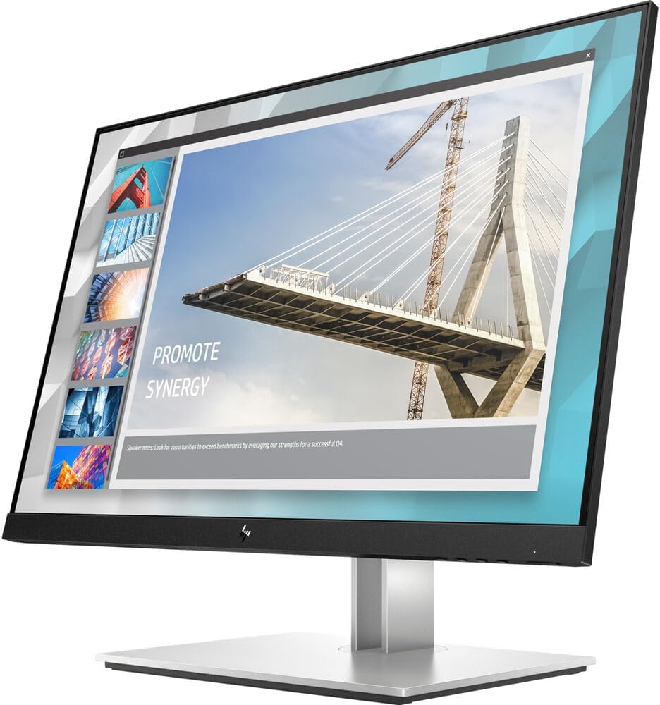 HP EliteDisplay E243 23.8-Inch Screen LED-Lit Monitor Silver 2