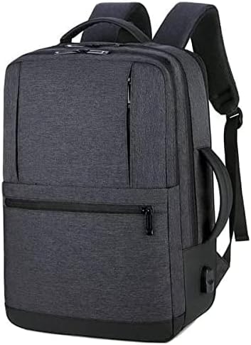  Meinaili Waterproof 1908 Laptop Backpack with USB Outport (15.6in, Black)