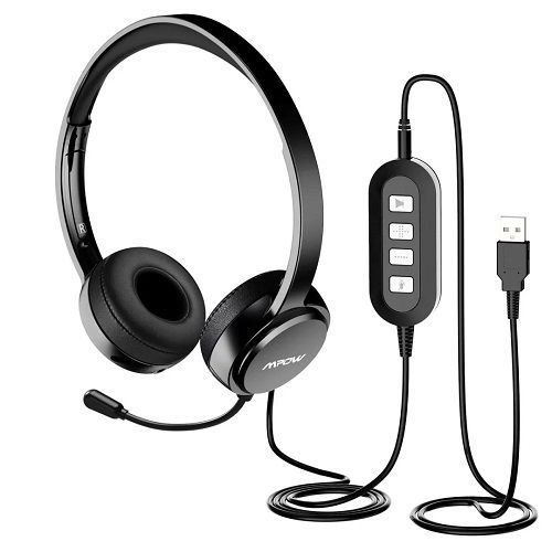 Mpow PA071A USB Headset with 3.5mm Audio Jack 2