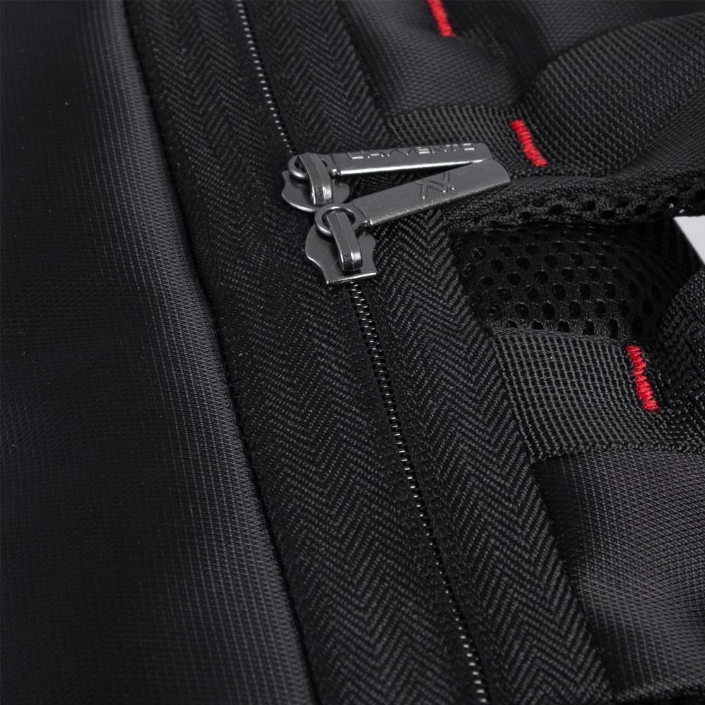 L'Avvento Laptop Backpack BG814 Zipper Puller 15.6"- Black 7