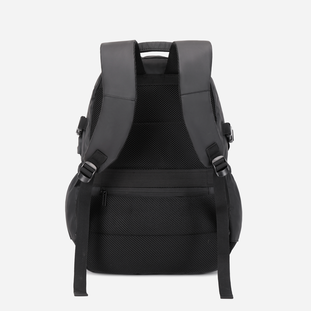 Rahala 2204 17-Inch Backpack Three Compartment Laptop Travel Waterproof Business With USB Port - Black 2