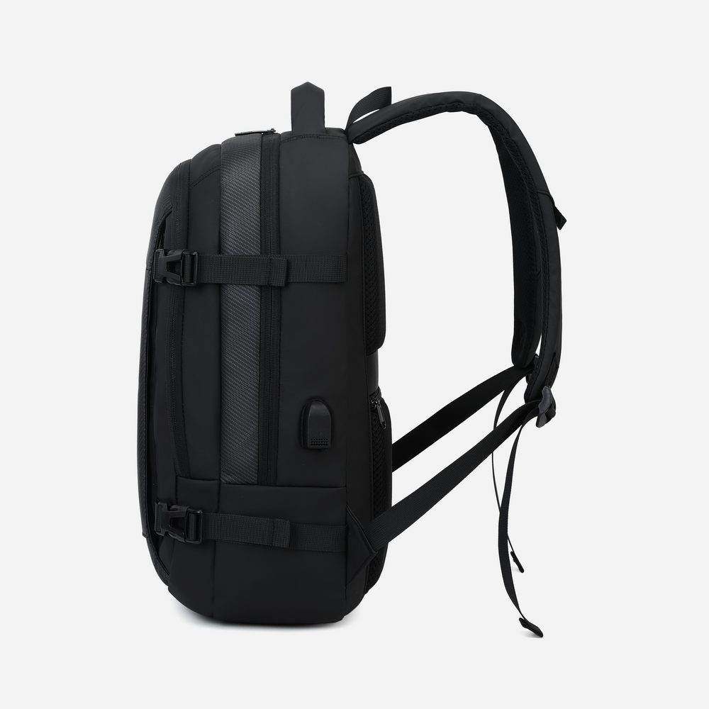 RAHALA EF91M Business Casual Travel Water Resistant 15.6-inch Laptop Backpack - Black 4