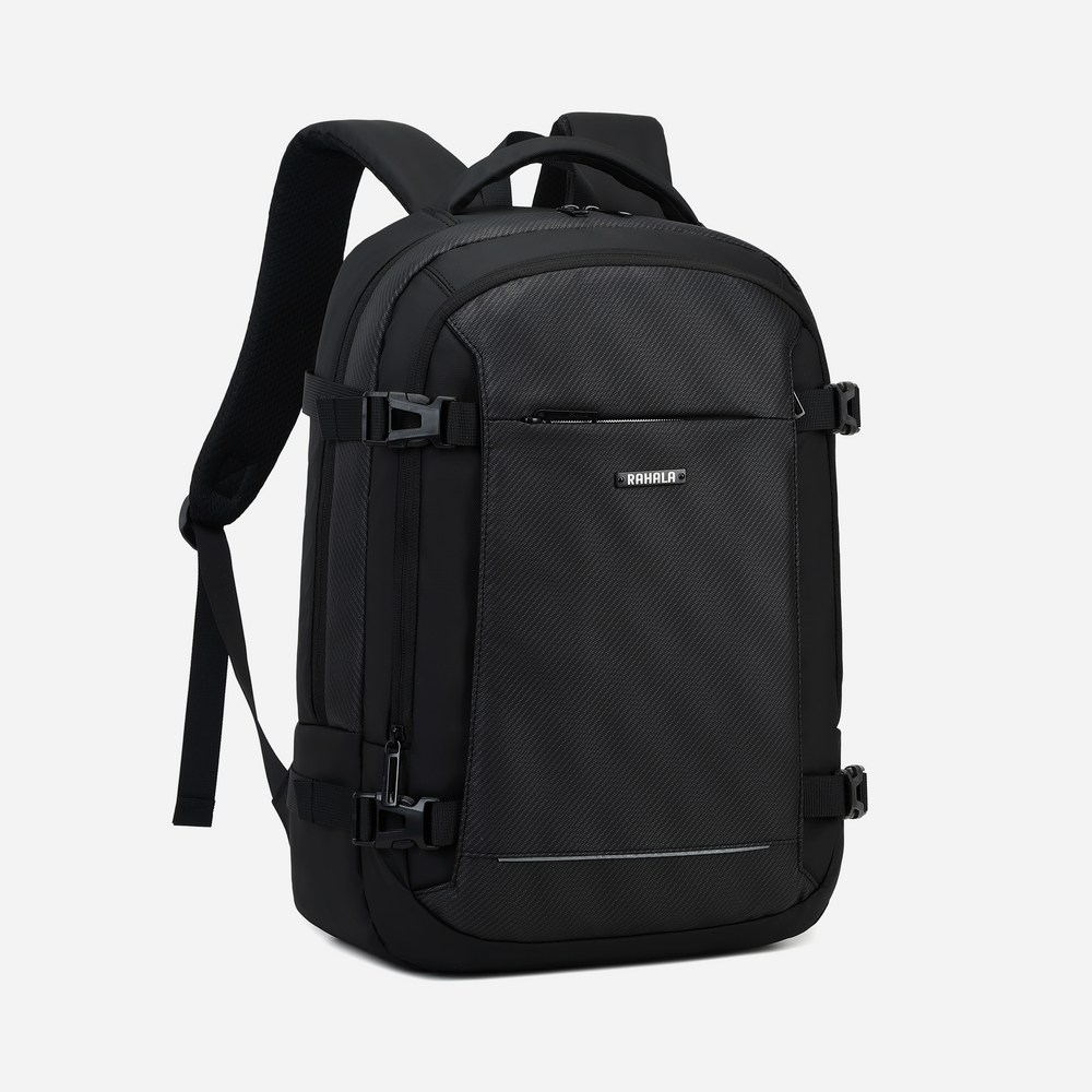 RAHALA EF91M Business Casual Travel Water Resistant 15.6-inch Laptop Backpack - Black 2