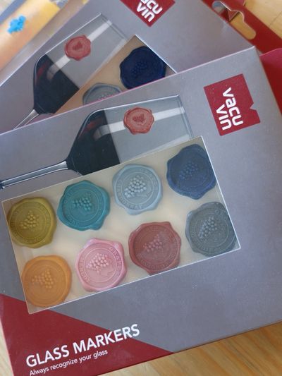 Vacu Vin glass markers για ποτήρια κρασιού στο Halfglass Κηφισιά