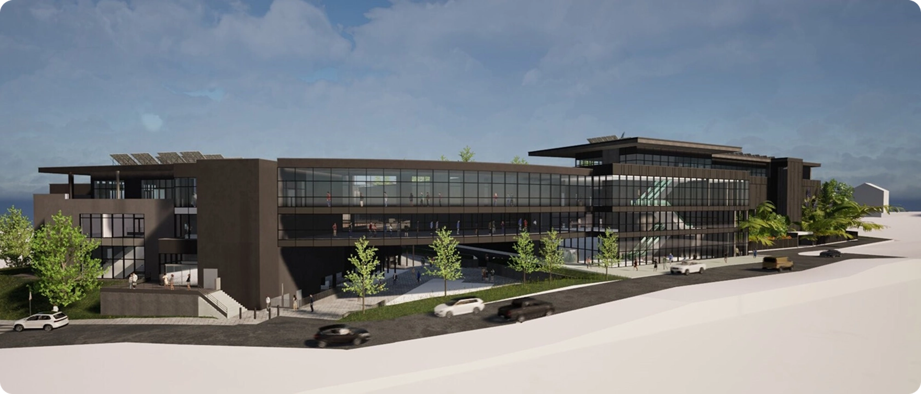 Rendu de la Niederkorn Mall en 2028
