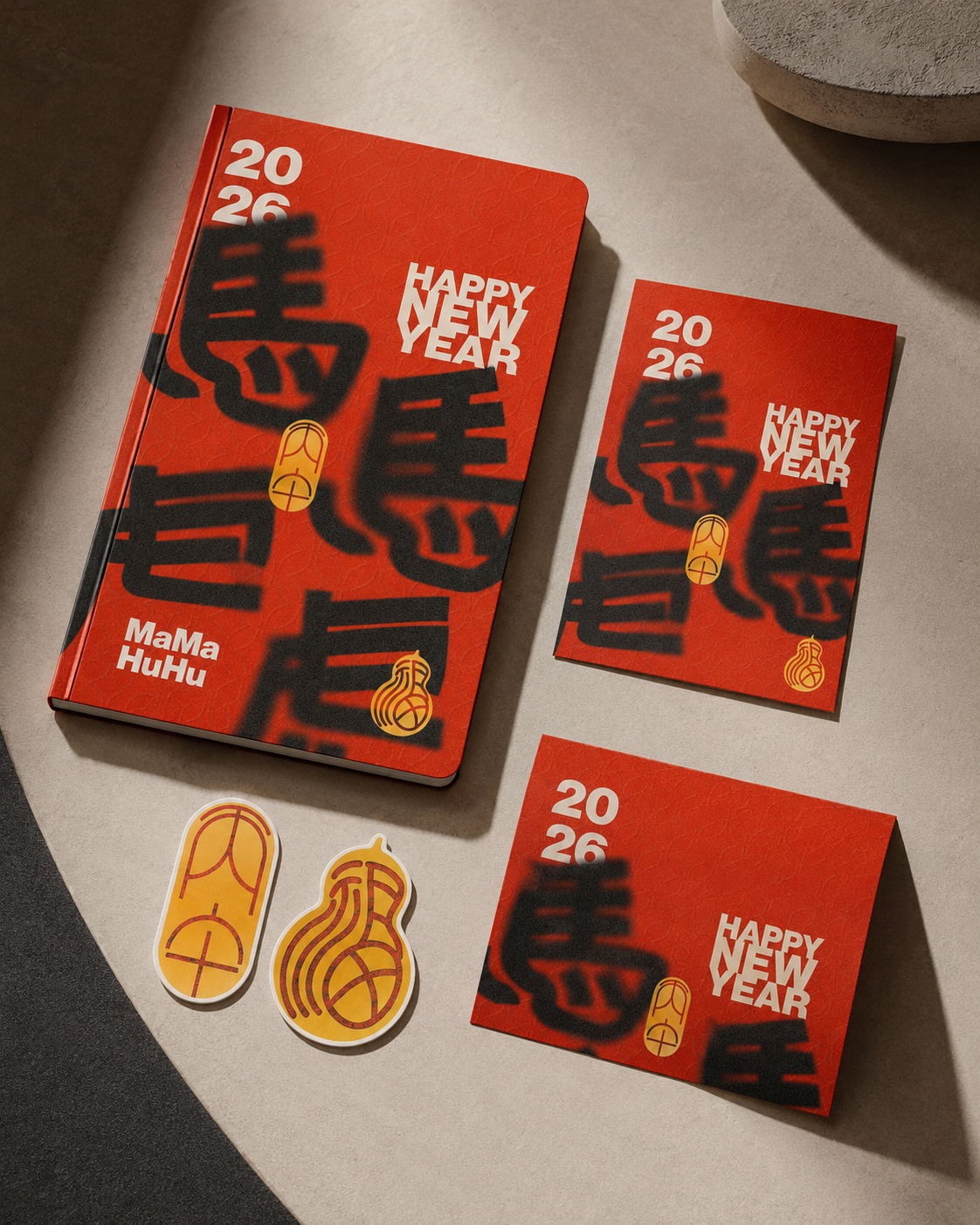 MAMAHUHU 馬馬虎虎 2026 新年視覺材質光影假想應用