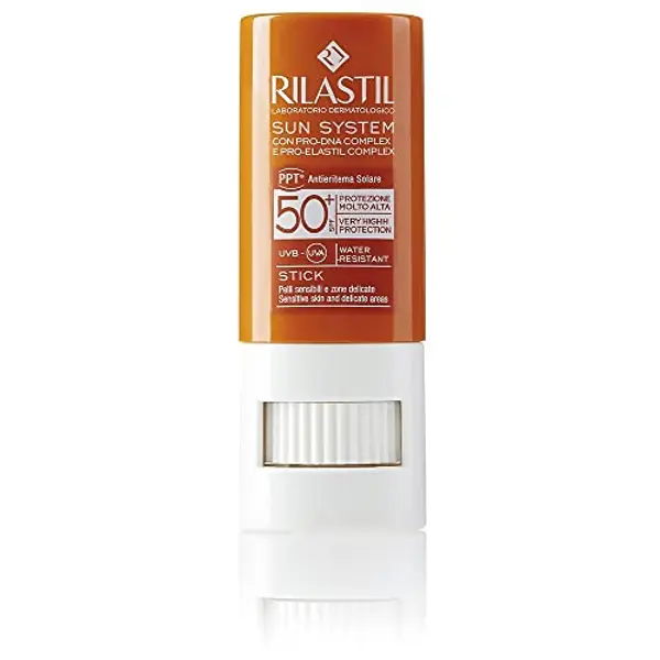 Rilastil Sun System Stick Transparente SPF50+ Protezione Solare Viso, 8.5ml — recensione