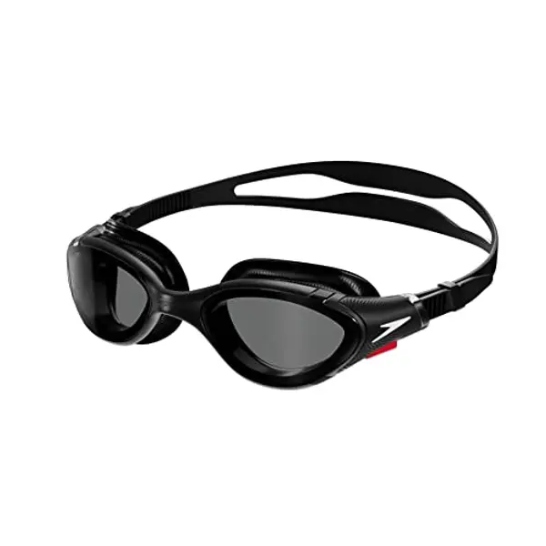 Speedo Unisex Occhialini da nuoto Biofuse 2.0 | Regolazione semplice brevettata | Anti-appannamento | Tenuta stagna | Migliore aderenza | Comfort migliorato Black/Smoke One Size — recensione