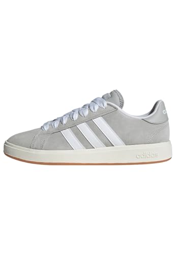 adidas Uomo Grand Court Base 00S Shoes, Grey Two/Cloud White/Gum, 43 1/3 EU — recensione