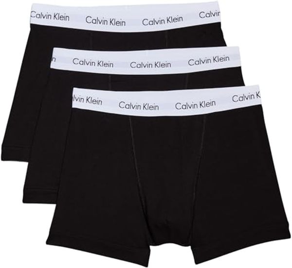 Calvin Klein Uomo Pantaloncini Boxer Confezione da 3 Intimo, Nero (Black), M