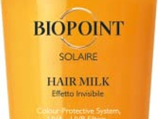 Biopoint Solaire - Hair Milk, Spray Protezione Solare per Capelli, Azione Idratante e Nutriente, Texture Invisibile, Dona Protezione e Luminosità, 100 ml