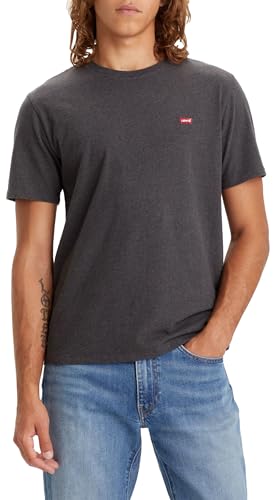 Levi's Ss Original Housemark Tee, T-shirt Uomo, Dark Charcoal Heather Dkr, L — recensione