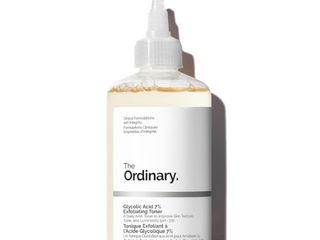 The Ordinary Glycolic Acid 7% Exfoliating Toner, Esfoliante Acido Glicolico, Tonico quotidiano illuminante e levigante per un tono della pelle più uniforme, 240ml