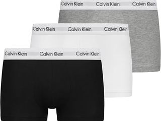 Calvin Klein Uomo Pantaloncini Boxer Vita Bassa Confezione da 3 Intimo, Multicolore (Black/White/Grey Heather), M
