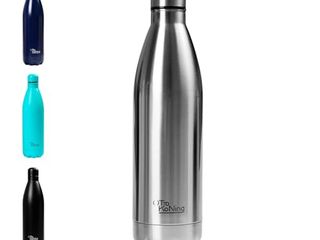 Borraccia Termica 1 Litro Otto Koning, Bottiglia Termica 1L in Acciaio Inox 18/8, Doppia Parete Sottovuoto, Freddo 24h Caldo 12h, Senza BPA e Ftalati, a Prova di Perdite, Senza Sapore Metallico