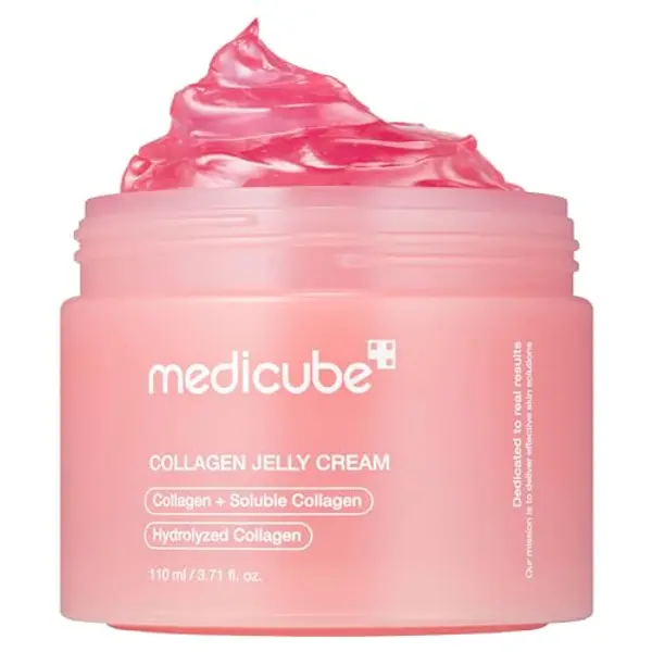 medicube Collagen Jelly Cream - Crema Viso con Collagene Idrolizzato, Niacinamide e Acido Ialuronico Per un effetto Rimpolpante e Idratante, Jelly Texture - Skincare Coreana, 110ml — recensione