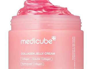 medicube Collagen Jelly Cream - Crema Viso con Collagene Idrolizzato, Niacinamide e Acido Ialuronico Per un effetto Rimpolpante e Idratante, Jelly Texture - Skincare Coreana, 110ml