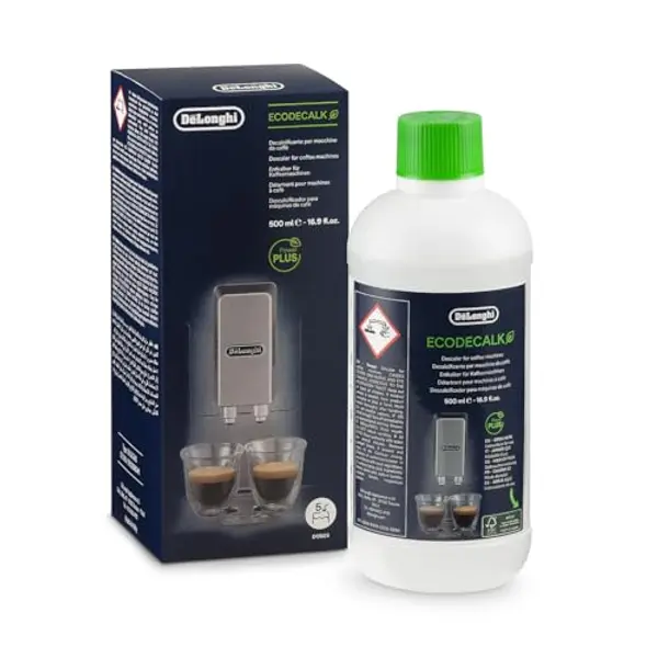 De'Longhi EcoDecalk Decalcificante DLSC500, 5 Dosi di Decalcificazione, Accessorio Manutenzione Macchina da Caffè, Ingredienti di Origine Vegetale, Bottiglia Con 5 Dosi, 500ml — recensione