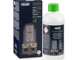 De'Longhi EcoDecalk Decalcificante DLSC500, 5 Dosi di Decalcificazione, Accessorio Manutenzione Macchina da Caffè, Ingredienti di Origine Vegetale, Bottiglia Con 5 Dosi, 500ml