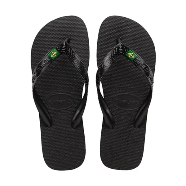 Havaianas Top Brasil Unisex - Adulto FlipFlop Black 43-44 EU — recensione