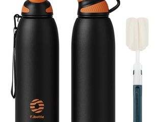 Fjbottle Borraccia Termica con Tappo magnetico 1500ML, Bottiglia Termica per Bambini - Senza BPA/Senza Perdite Borracce acciaio inox per Scuola, Sport, Palestra, Ciclismo