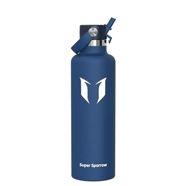 Super Sparrow Borraccia Termica, Acciaio Inox Bottiglia Termica - 1L - Senza BPA Borracce, Borraccia Bambini per Scuola, Sport, Campeggio, Yoga, Palestra, Ciclismo — recensione