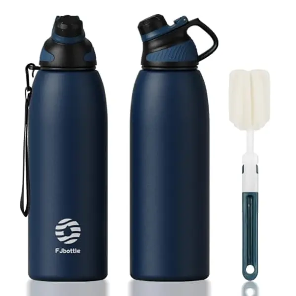 Fjbottle Borraccia Termica con Tappo magnetico 1500ML, Bottiglia Termica per Bambini - Senza BPA/Senza Perdite Borracce acciaio inox per Scuola, Sport, Palestra, Ciclismo — recensione