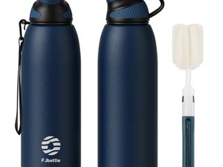 Fjbottle Borraccia Termica con Tappo magnetico 1500ML, Bottiglia Termica per Bambini - Senza BPA/Senza Perdite Borracce acciaio inox per Scuola, Sport, Palestra, Ciclismo