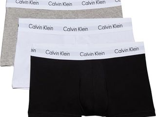 Calvin Klein Uomo Pantaloncini Boxer Vita Bassa Confezione da 3 Intimo, Multicolore (Black/White/Grey Heather), L