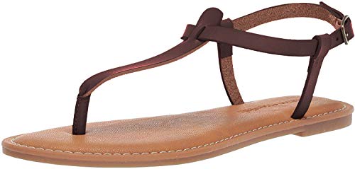 Amazon Essentials Sandalo Infradito Casual con Cinturino Alla Caviglia Donna, Marrone, 38 EU — recensione