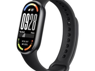 XIAOMI Smart Band 10 Bracciale Fitness, smartwatch, autonomia di 21 gg, ricarica rapida, 150+ modalità sportive, monitoraggio benessere e sonno, HyperOS 2.0, resistenza all'acqua 5 ATM, Bussola, Nero