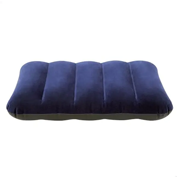 Intex 68672 - Cuscino Gonfiabile Camping Floccato Blu, Vinile, Blu, 43x28x9 cm — recensione