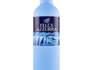 Felce Azzurra - Bagnoschiuma Profumato Classico, Bagno Schiuma Detergente Delicato Idratante per Pelle Morbida con Note di Rosa, Lavanda e Patchouli, Bagnodoccia Dermatologicamente Testato, 650 ml