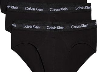 Calvin Klein Uomo Slip Hipster Confezione da 3 Intimo, Nero (Black W Black WB), M