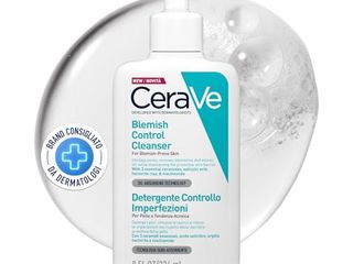 CeraVe Detergente Controllo Imperfezioni, Per Pelle Grassa con Tendenza Acneica, Azione Purificante, Imperfezioni Ridotte, Con Acido Salicilico e Argilla Purificante, 236 ml
