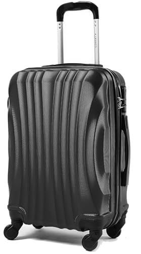 R.Leone Ryanair 55x40x20 cm Valigia Trolley Bagaglio a mano 4 Ruote rimovibile Ultraleggero in ABS Autonomo 20373N (Nero, Valigia 55X40X20cm) — recensione