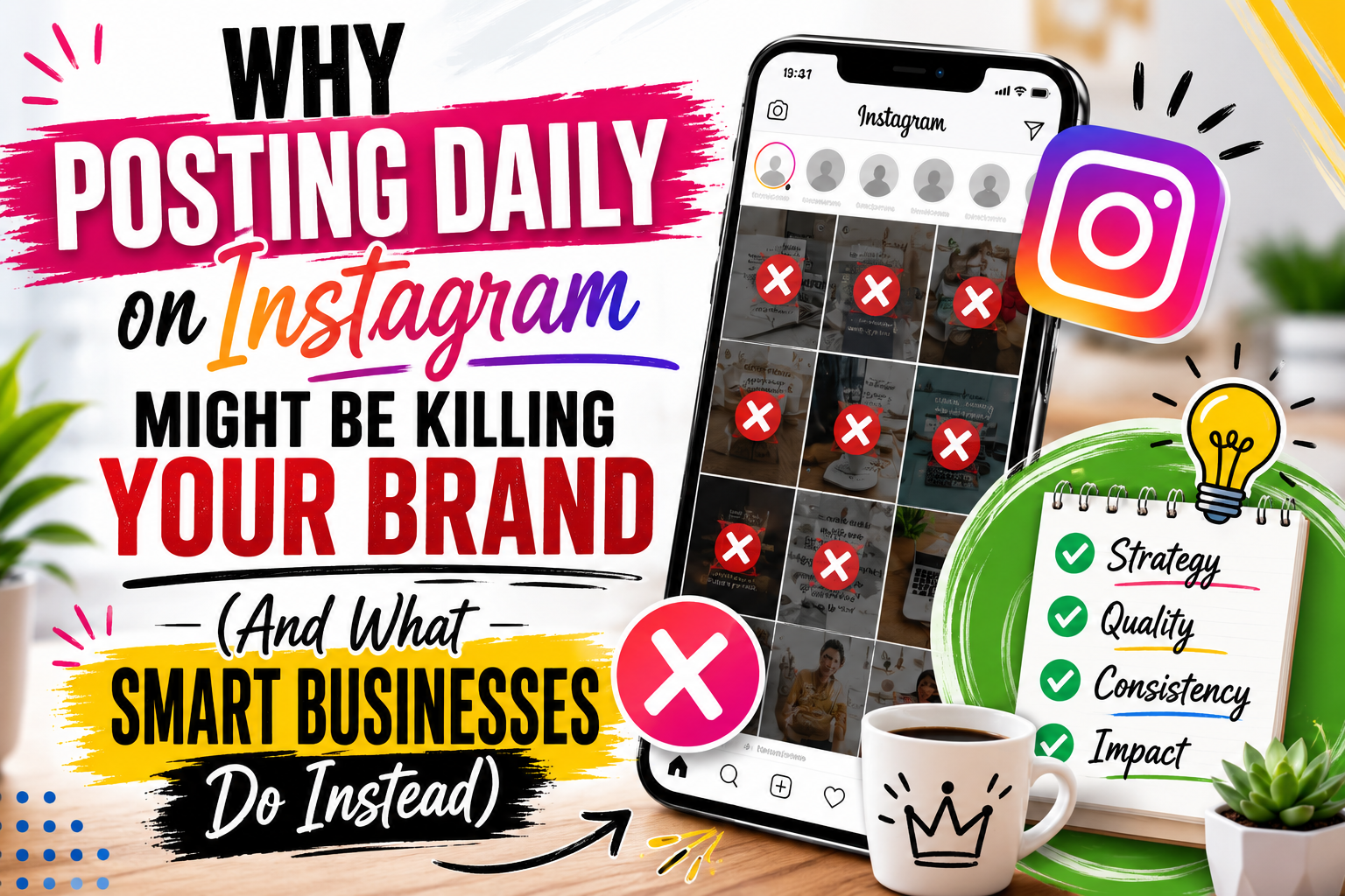 Why Posting Daily on Instagram Might Be Killing Your Brand (And What Smart Businesses Do Instead)