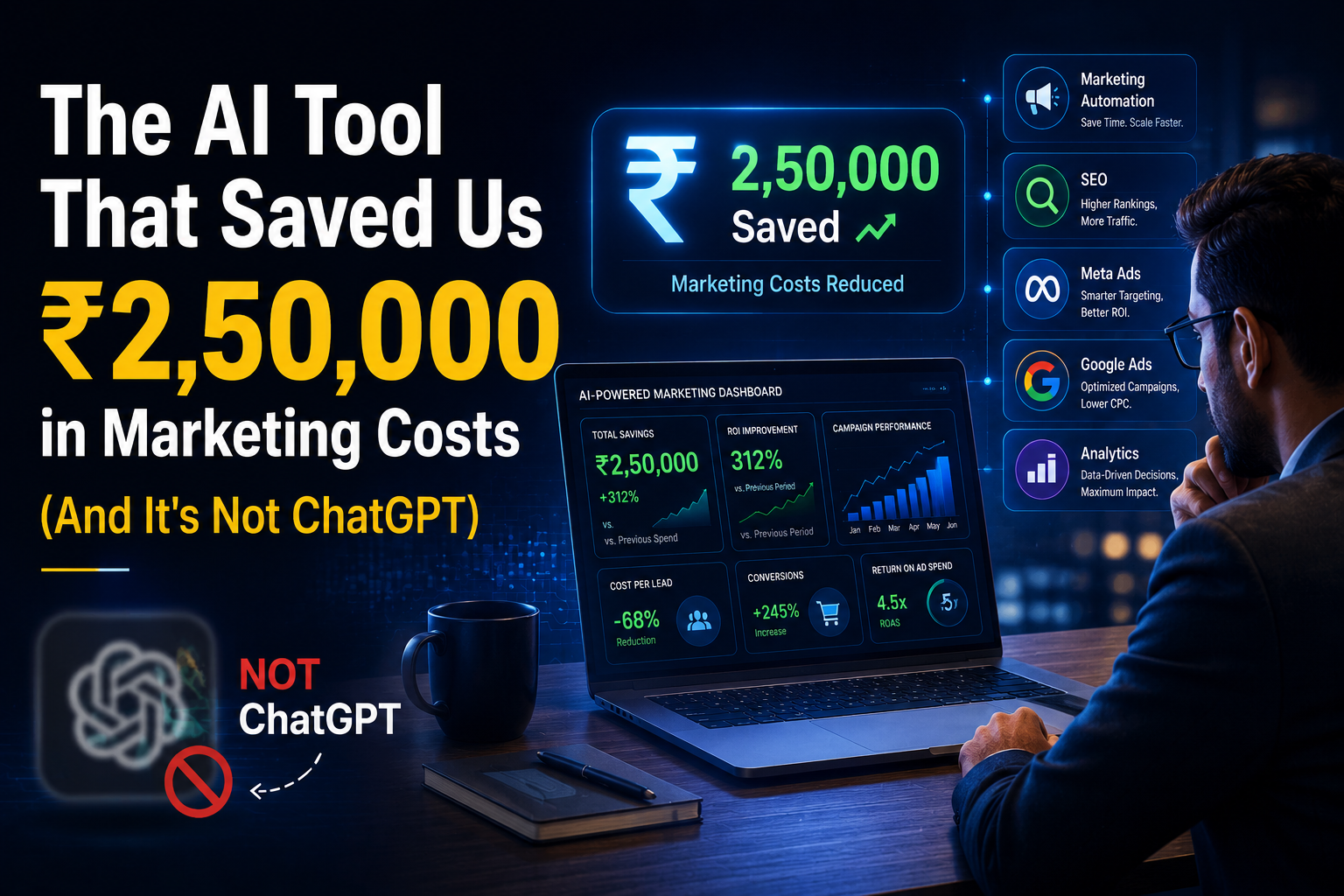 The AI Tool That Saved Us ₹2,50,000 in Marketing Costs (And It's Not ChatGPT)