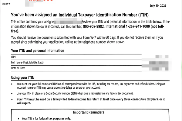 How to Request a Duplicate CP565 ITIN Notice from the IRS