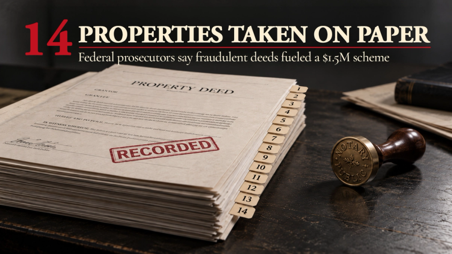 A Missouri deed-fraud conspiracy shows how forged signatures and fraudulent notarizations can transfer real property and leave legitimate owners facing an expensive fight to reclaim title