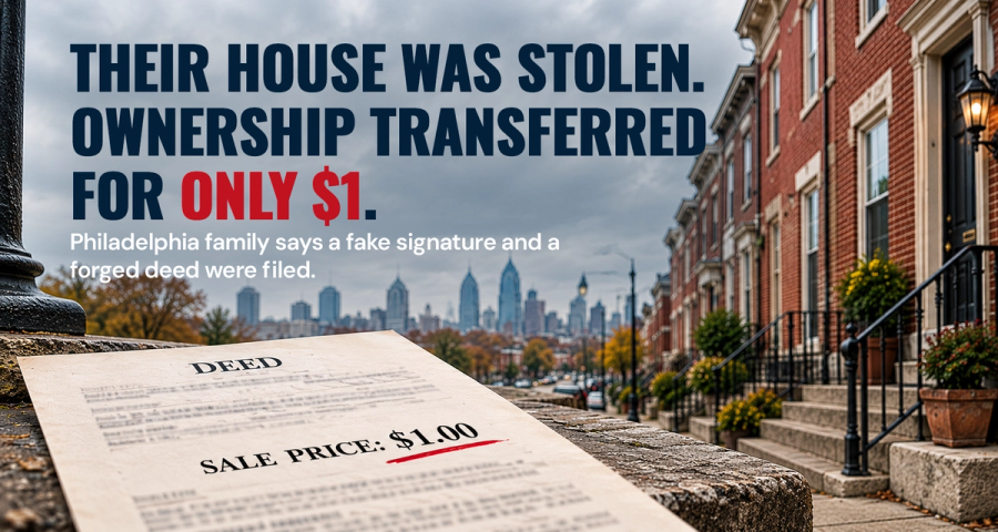 A Philadelphia family's experience shows how a forged deed can disrupt inheritance rights and turn a home into a costly ownership dispute after the original owner dies.