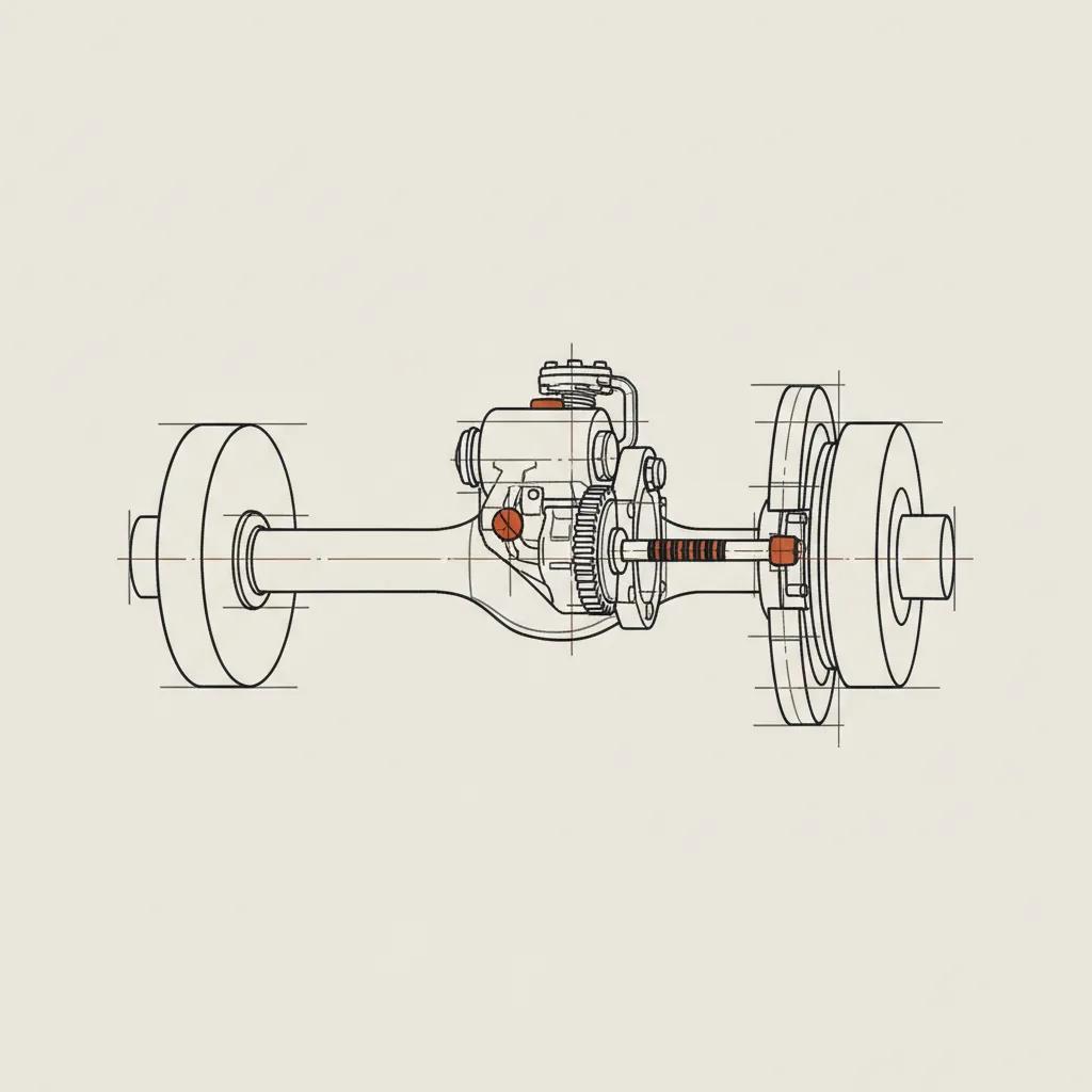 916 Truck Repair schematic illustration — Signs Your Slack Adjusters Are Out of Adjustment