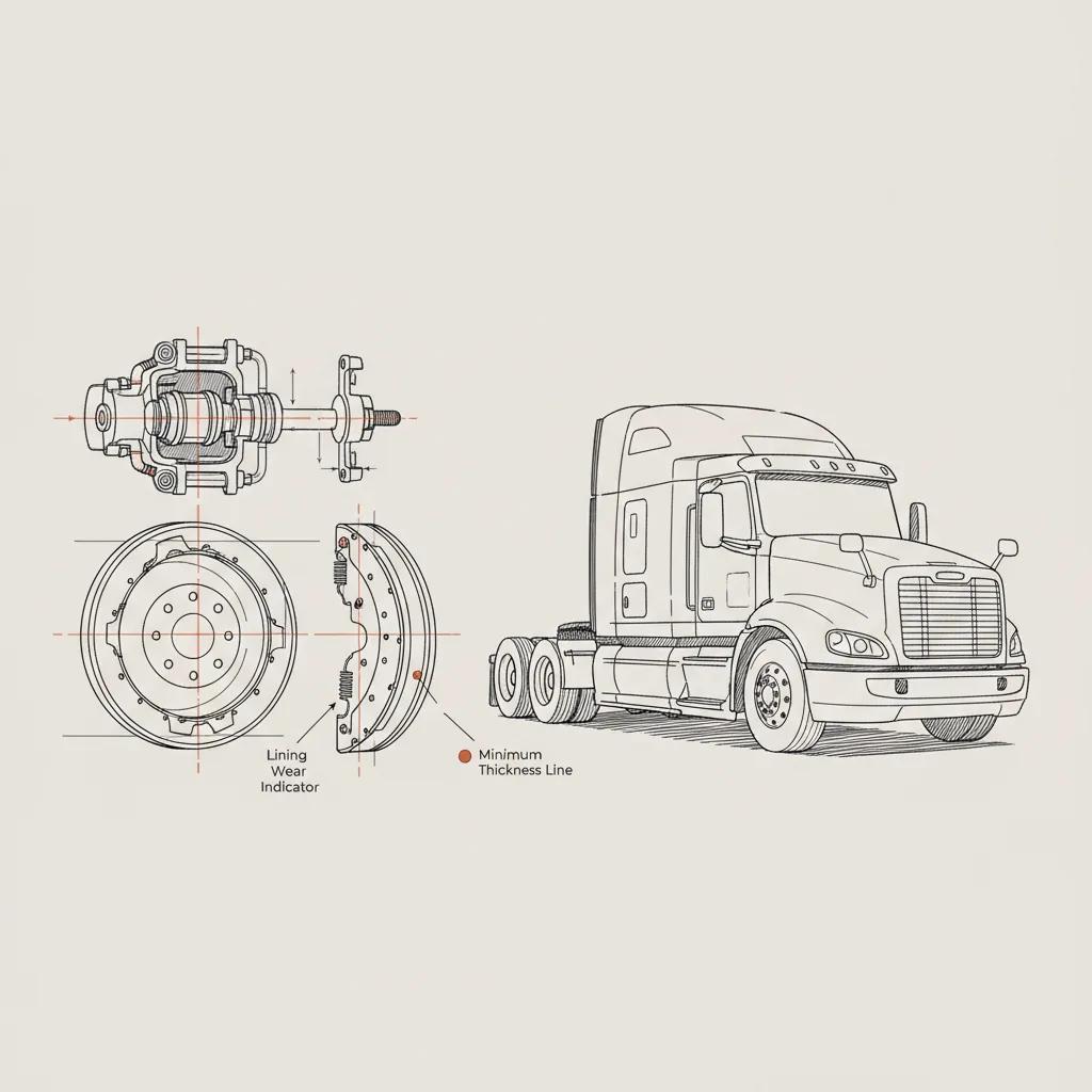 916 Truck Repair schematic illustration — How to Avoid CSA Brake Violations
