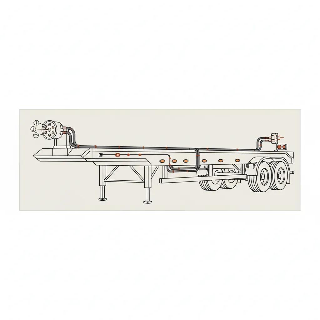 916 Truck Repair schematic illustration — Trailer Lighting and Wiring Problems: Causes and Fixes
