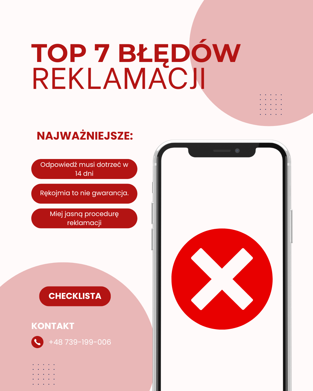 TOP 7 BŁĘDÓW PRZY ROZPATRYWANIU REKLAMACJI
