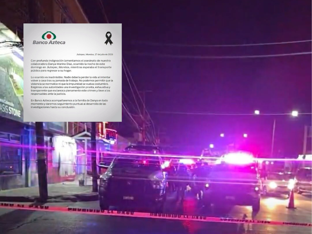 BANCO AZTECA EXIGE JUSTICIA POR ASESINATO DE COLABORADORA EN JIUTEPEC