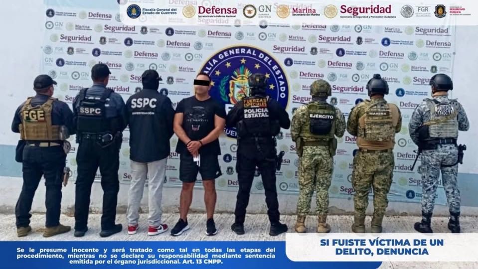 DETIENEN EN ACAPULCO A HOMBRE SEÑALADO POR AGRESIONES CONTRA PAULA F.