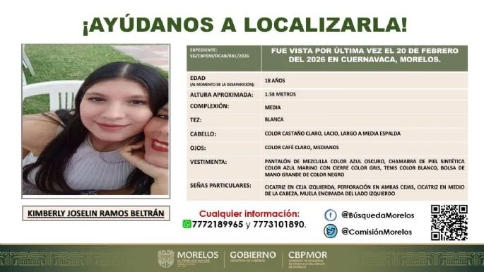 DESAPARICIÓN DE ESTUDIANTE DE LA UAEM MOVILIZA A CUERNAVACA