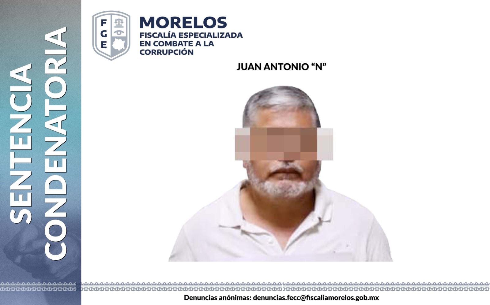 OBTIENE SENTENCIA DE 11 AÑOS DE PRISIÓN CONTRA UN EX CUSTODIO DE JOJUTLA POR ABUSO DE AUTORIDAD Y LESIONES CALIFICADAS