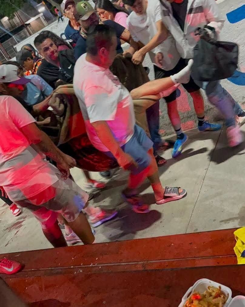 DISPAROS EN PLENO PARTIDO DE FÚTBOL DEJAN TRES HERIDOS